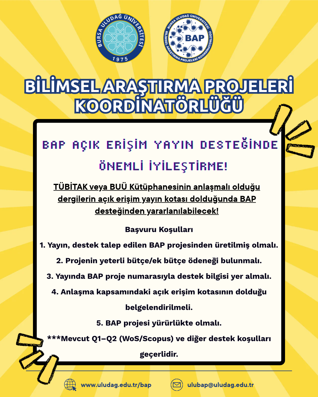 Açık Erişim Yayın Desteği Hakkında